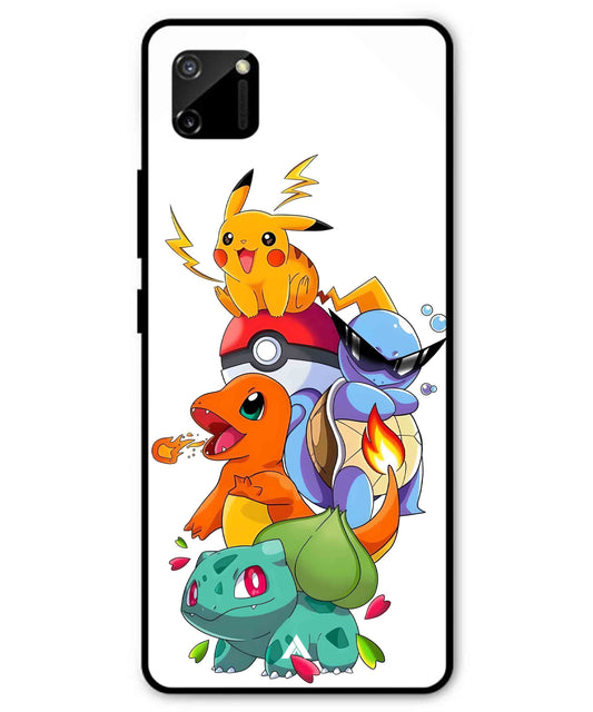 Pokemon Team Metal Back Cover Phone Case for Realme C11