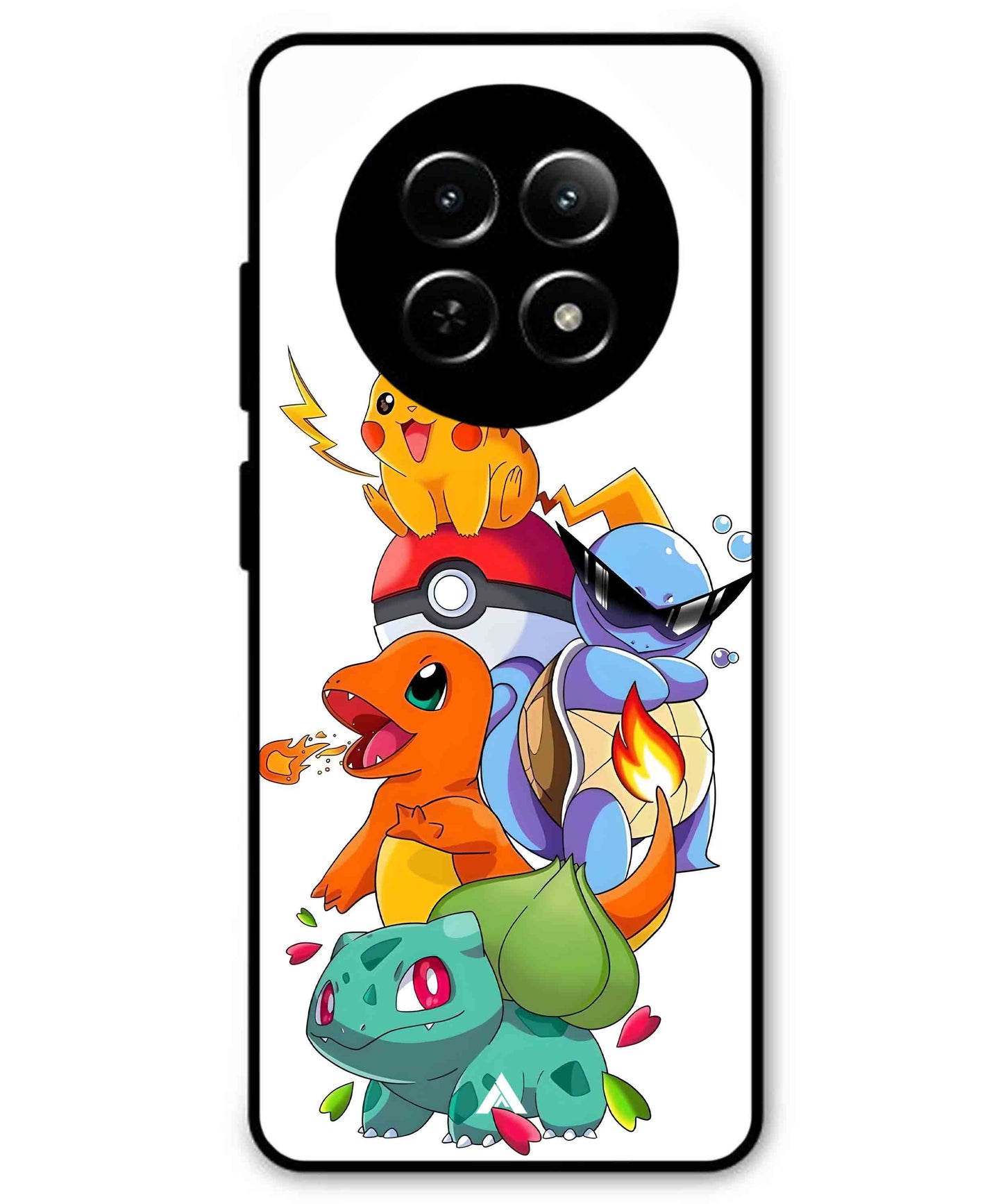 Pokemon Team Metal Back Cover Phone Case for Realme C65