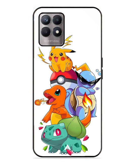 Pokemon Team Metal Back Cover Phone Case for Realme Narzo 50