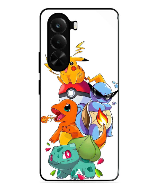 Pokemon Team Metal Back Cover Phone Case for Realme P4X