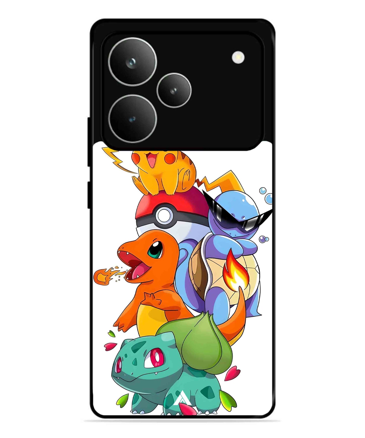 Pokemon Team Metal Back Cover Phone Case for Realme P4 Pro