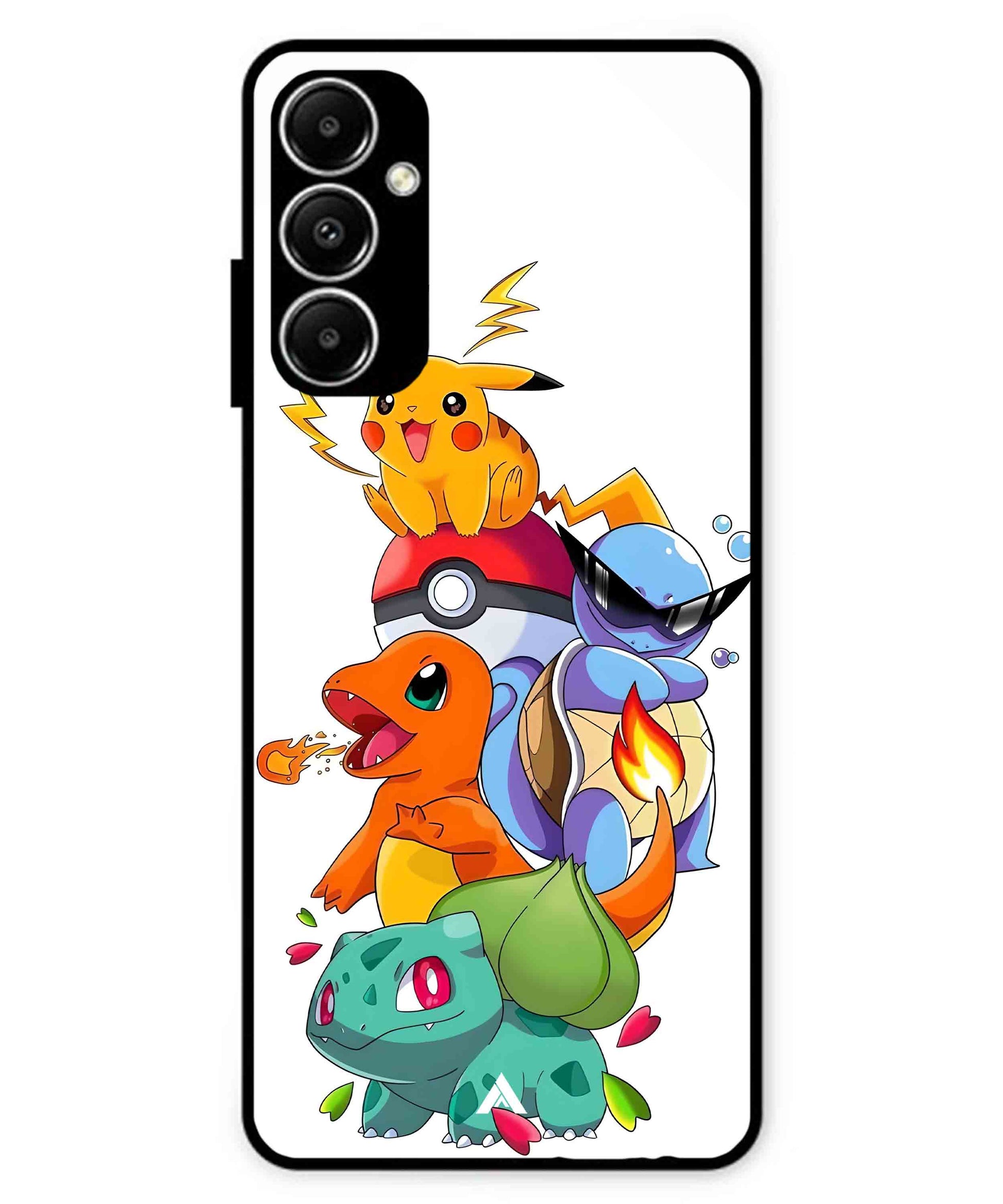 Pokemon Team Metal Back Cover Phone Case for Samsung Galaxy A05s