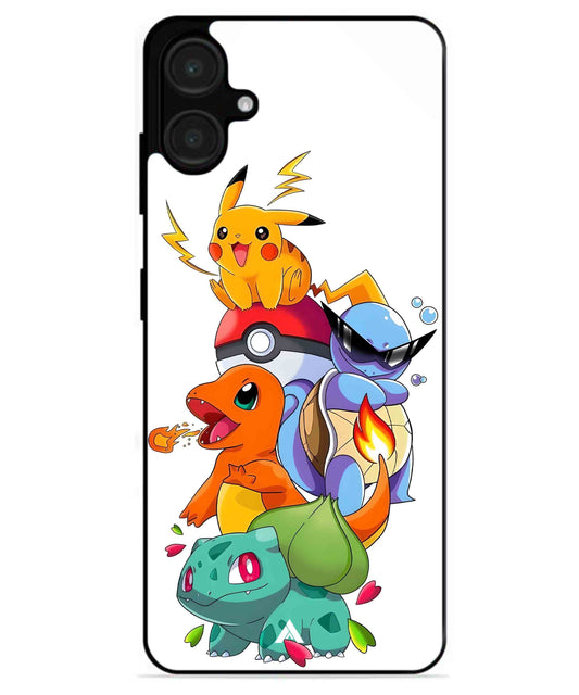 Pokemon Team Metal Back Cover Phone Case for Samsung Galaxy A06