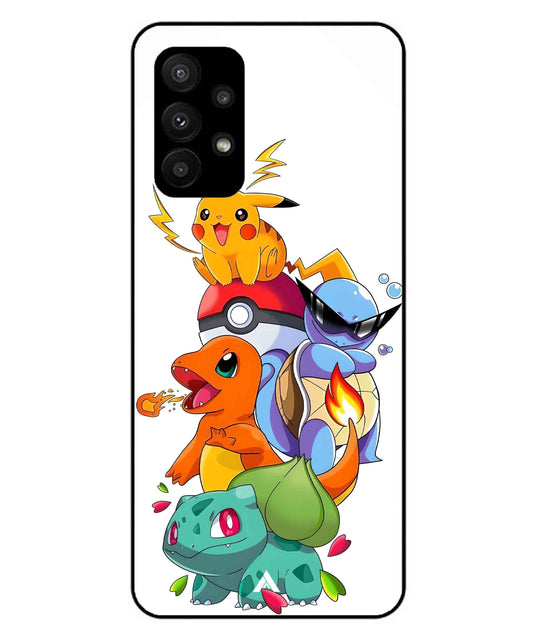 Pokemon Team Metal Back Cover Phone Case for Samsung Galaxy A23 5G