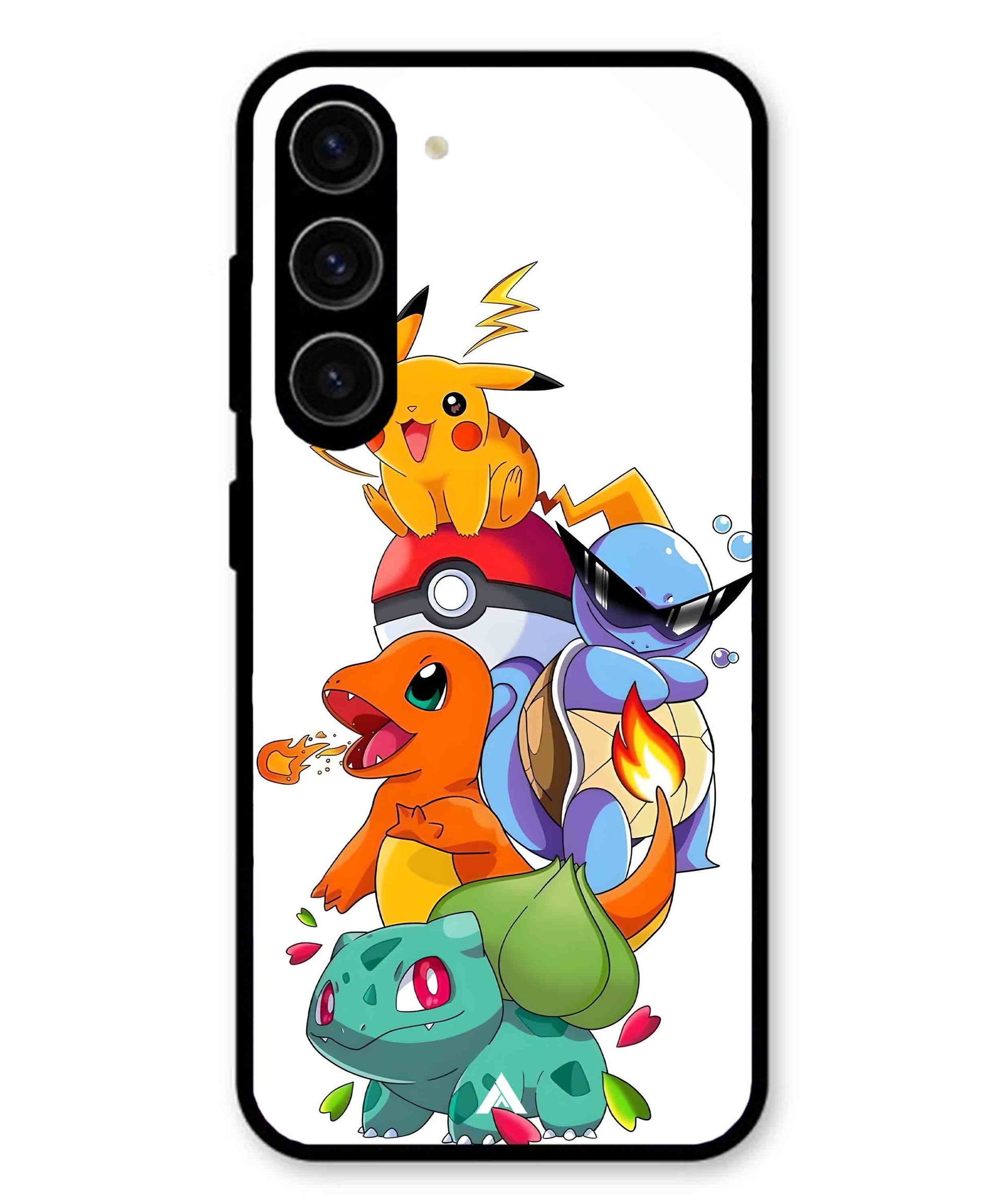 Pokemon Team Metal Back Cover Phone Case for Samsung Galaxy A36