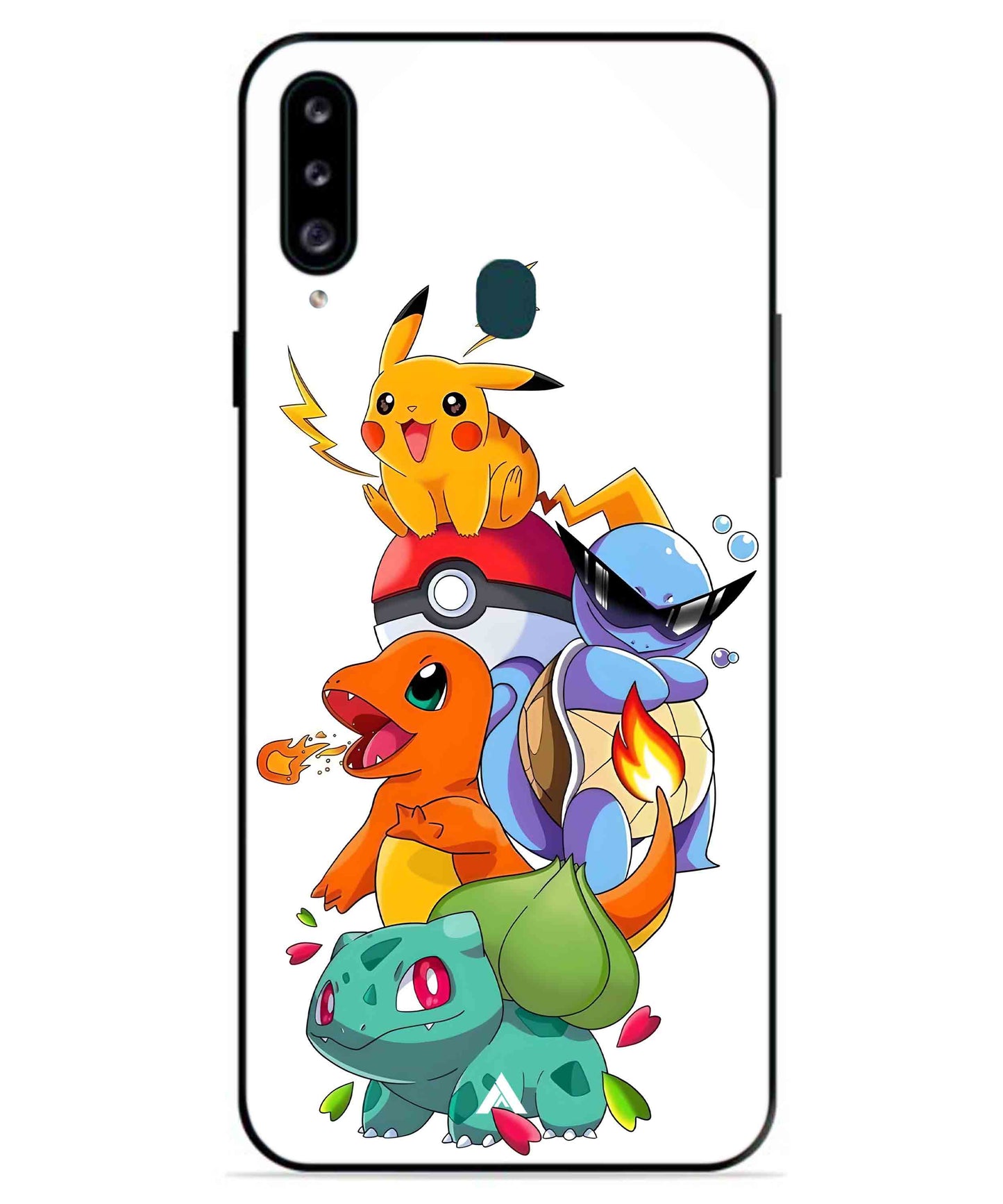 Pokemon Team Metal Back Cover Phone Case for Samsung Galaxy A70s