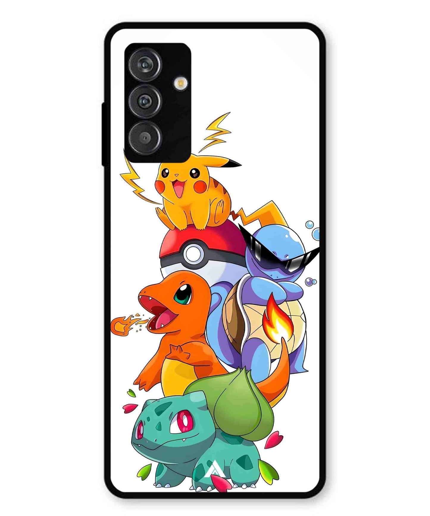 Pokemon Team Metal Back Cover Phone Case for Samsung Galaxy M14