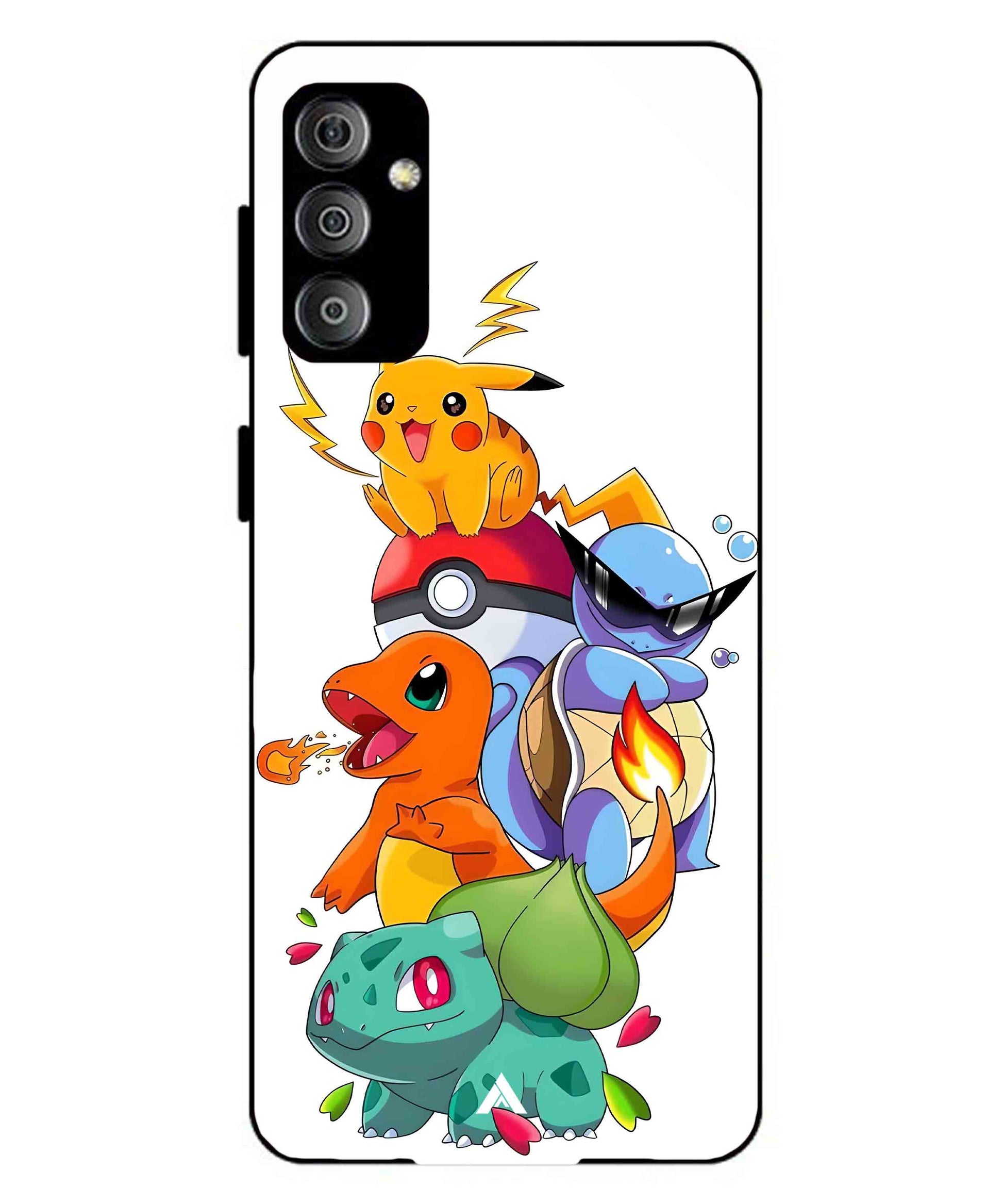 Pokemon Team Metal Back Cover Phone Case for Samsung Galaxy M23
