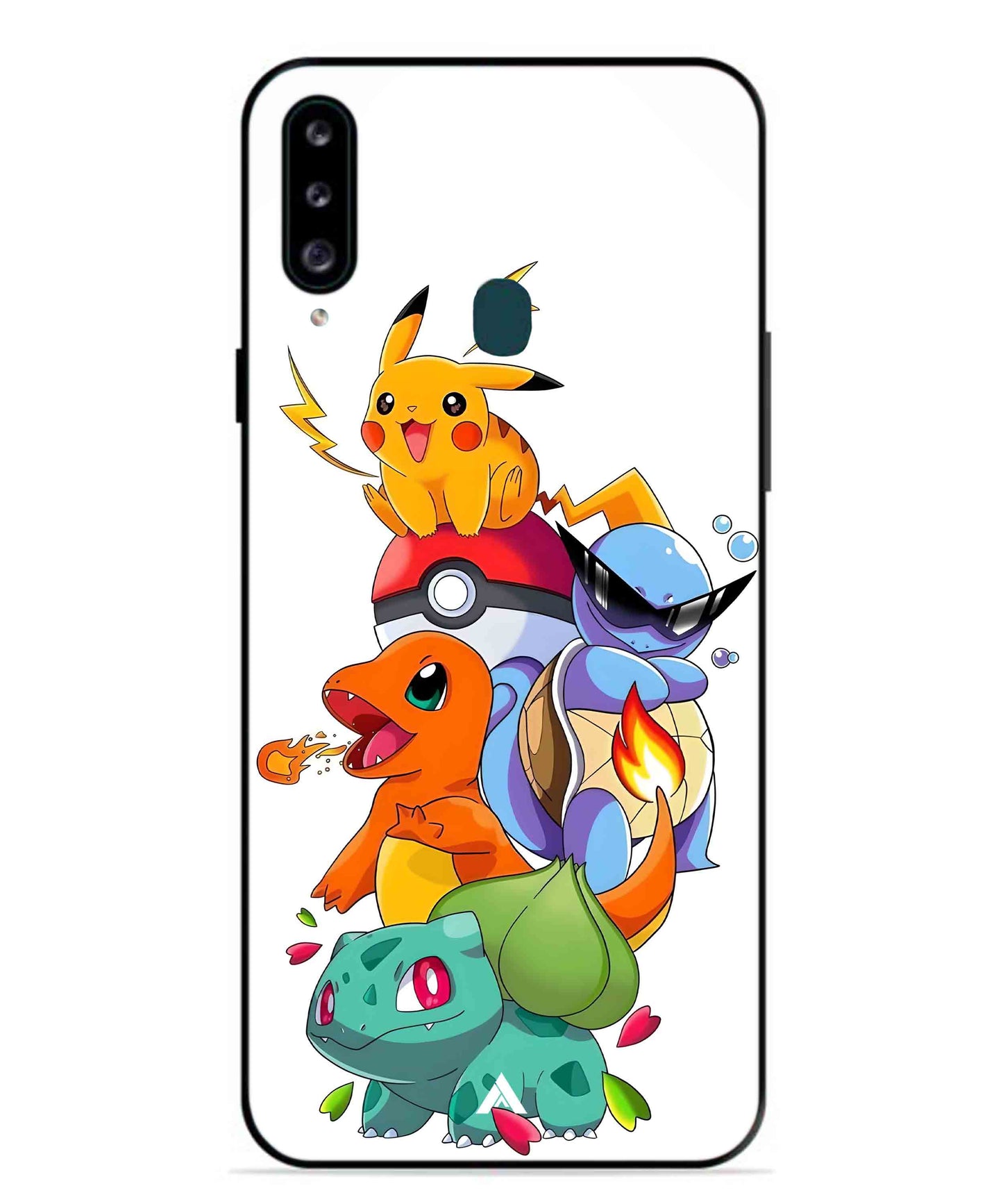 Pokemon Team Metal Back Cover Phone Case for Samsung Galaxy M30
