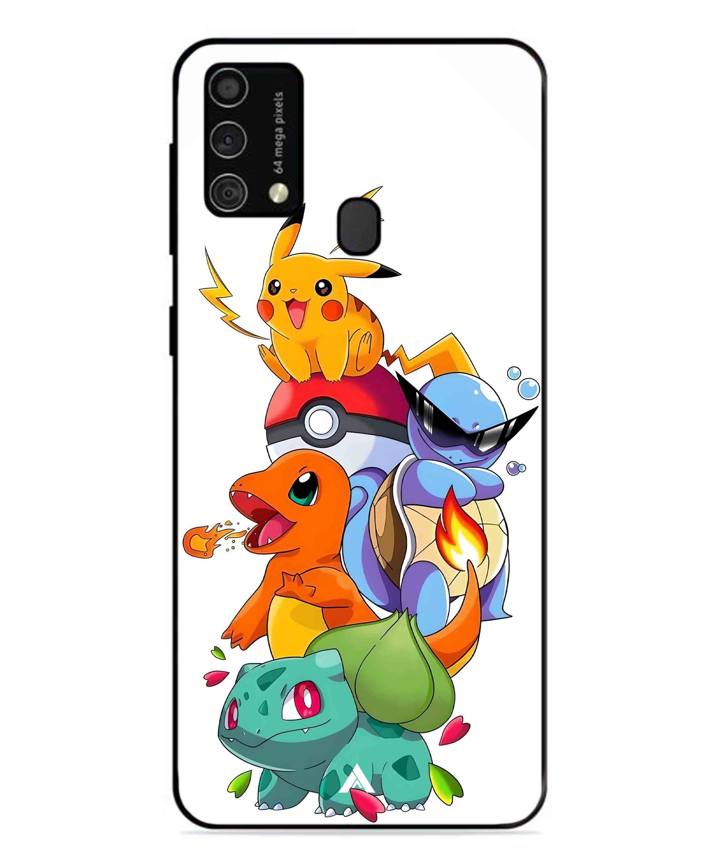 Pokemon Team Metal Back Cover Phone Case for Samsung Galaxy M31