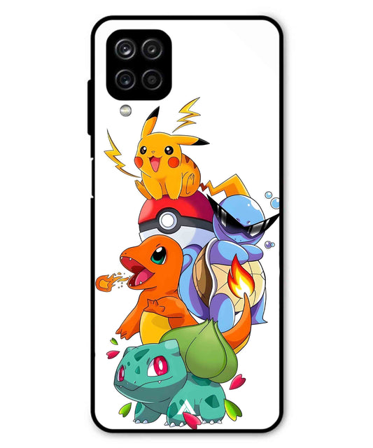 Pokemon Team Metal Back Cover Phone Case for Samsung Galaxy M33