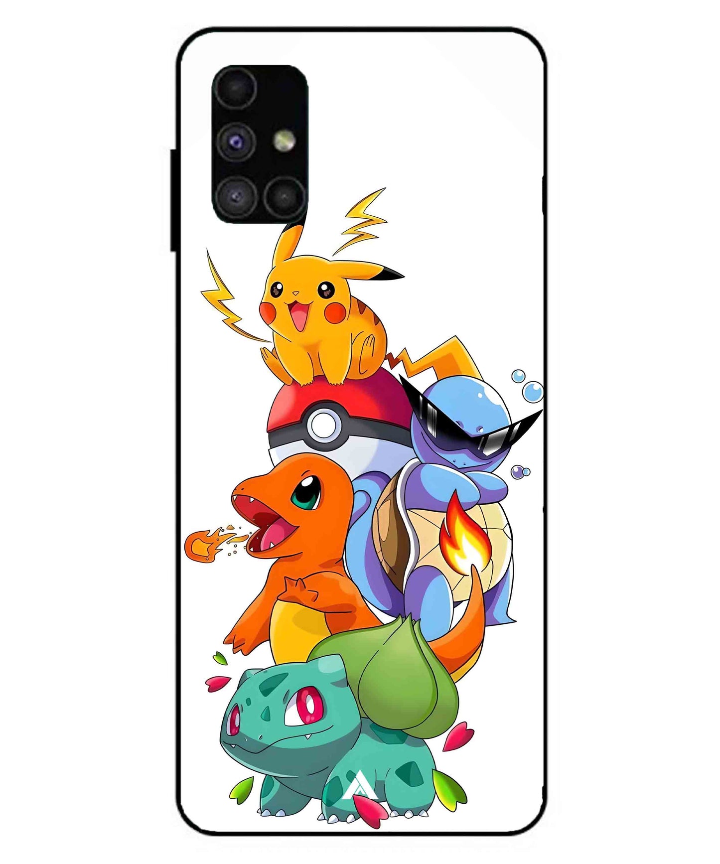 Pokemon Team Metal Back Cover Phone Case for Samsung Galaxy M51