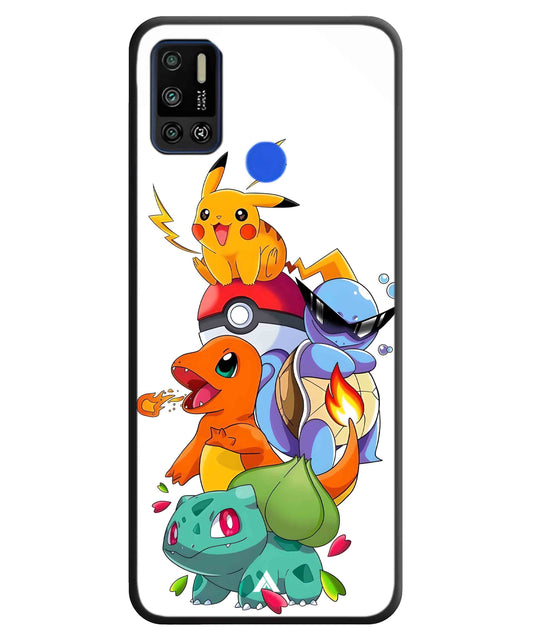 Pokemon Team Metal Back Cover Phone Case for Tecno Spark 6 Air