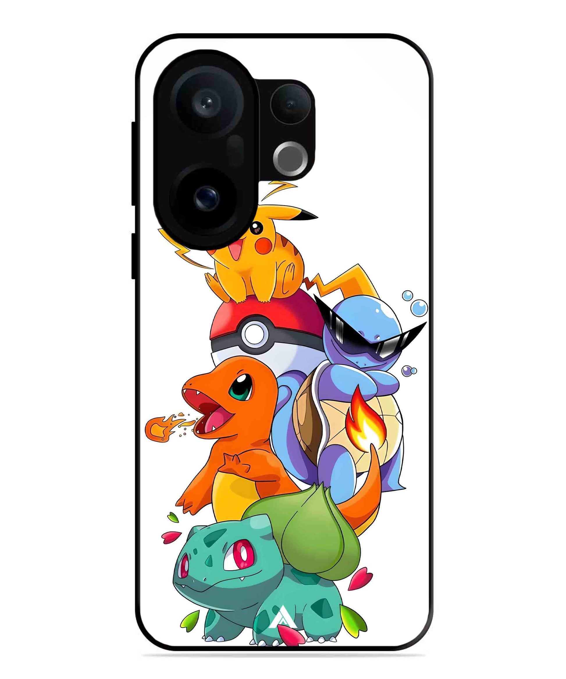 Pokemon Team Metal Back Cover Phone Case for Vivo X200 FE