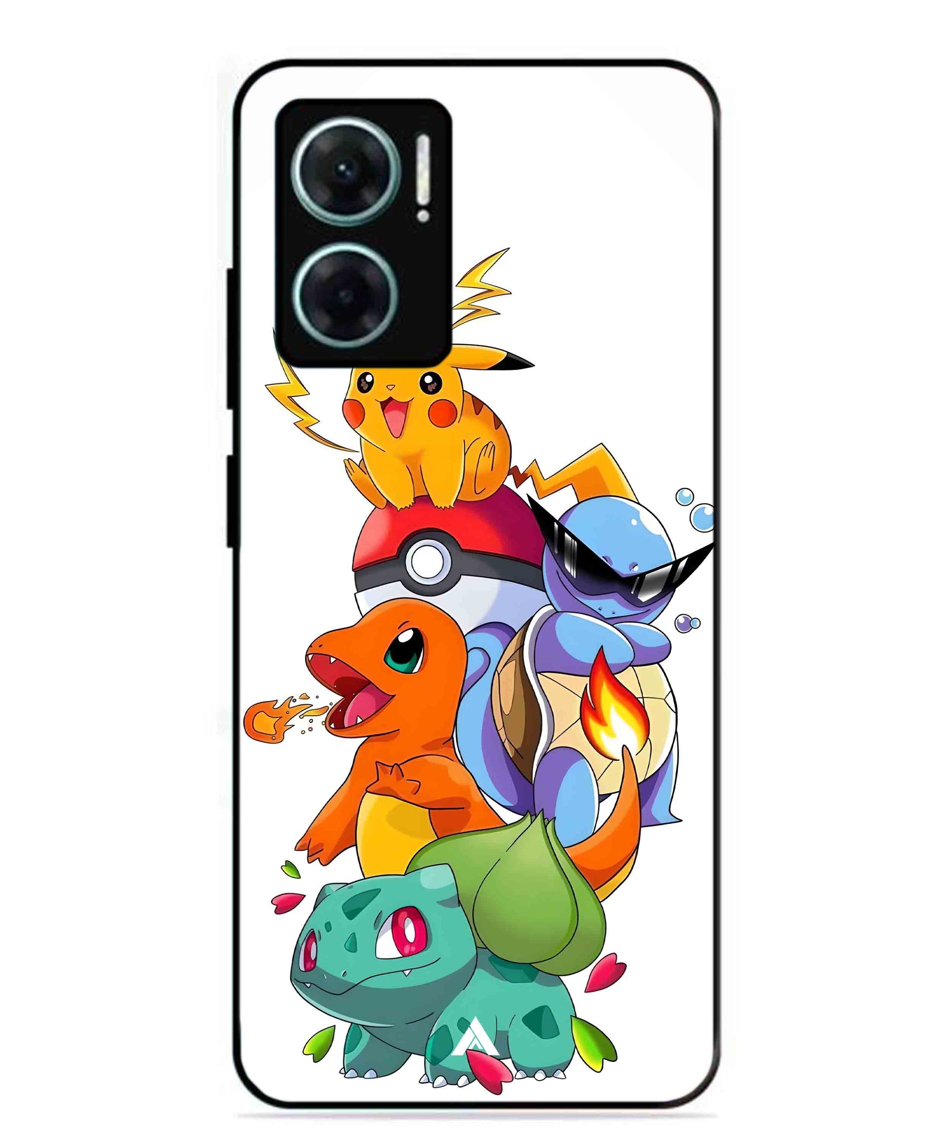Pokemon Team Metal Back Cover Phone Case for Xiaomi Redmi 11 Prime 5G