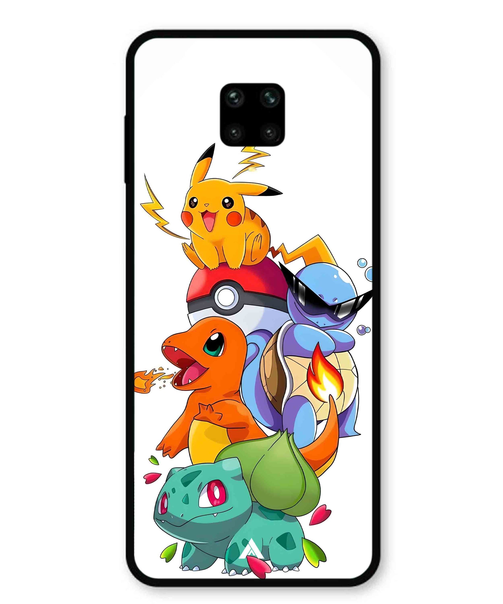 Pokemon Team Metal Back Cover Phone Case for Xiaomi Redmi Note 9 Pro Max