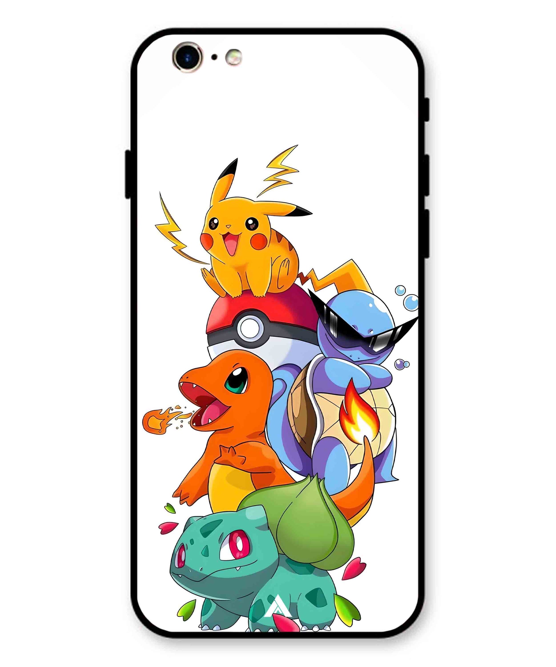 Pokemon Team Metal Back Cover Phone Case for iPhone 11