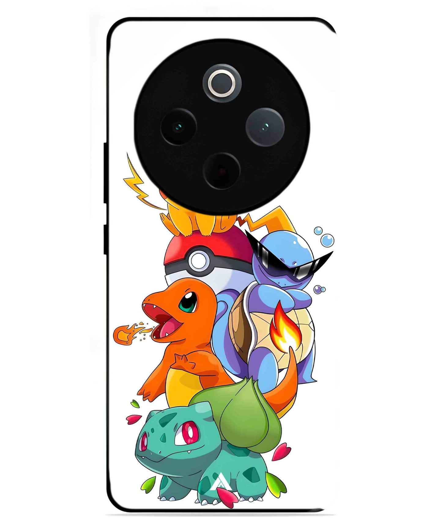 Pokemon Team Metal Back Cover Phone Case for iQOO Z10