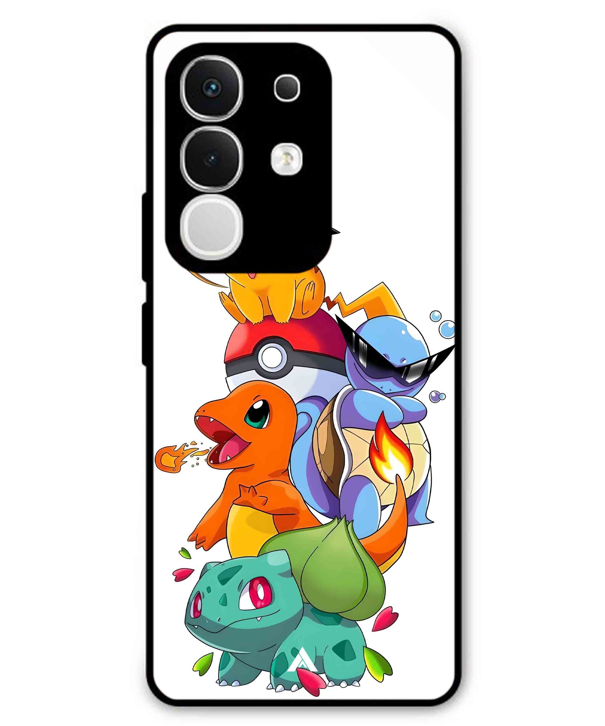 Pokemon Team Metal Back Cover Phone Case for iQOO Z10x