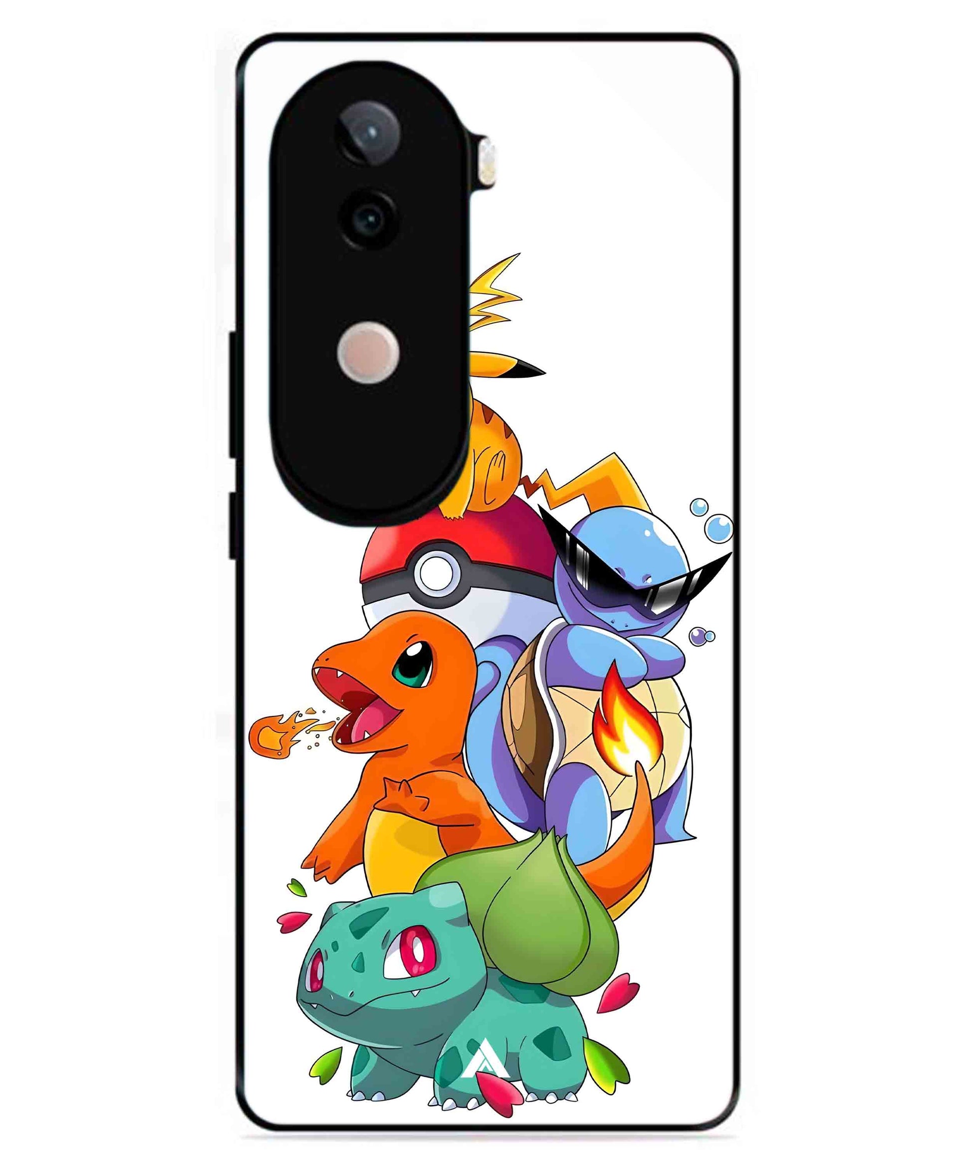 Pokemon Team Metal Back Cover Phone Case for iQOO Z9s