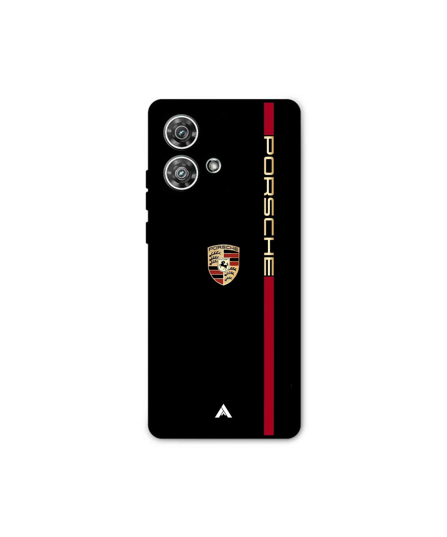 Porsche 01 Metal Back Cover Phone Case for Moto Edge 40 Neo