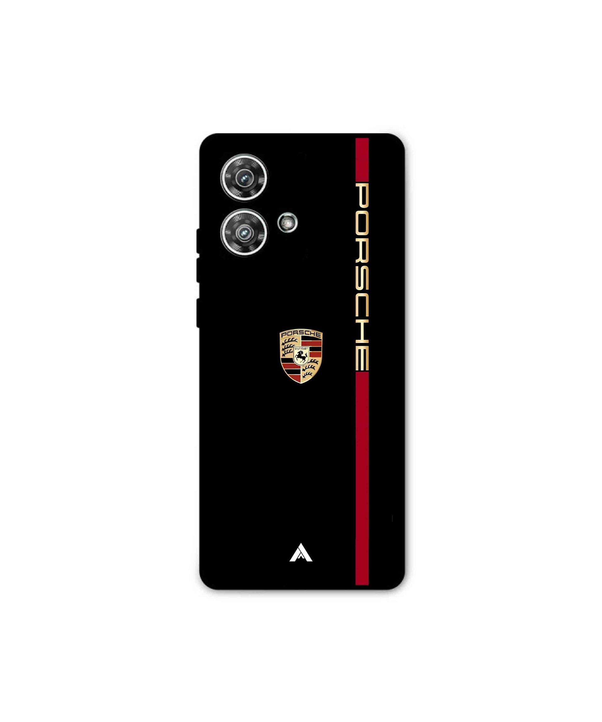Porsche 01 Metal Back Cover Phone Case for Moto Edge 40 Neo
