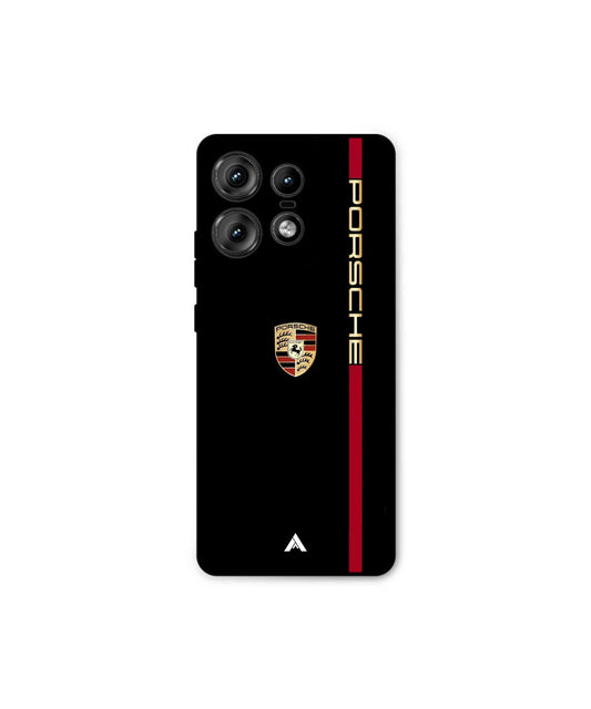 Porsche 01 Metal Back Cover Phone Case for Moto Edge 50 Pro