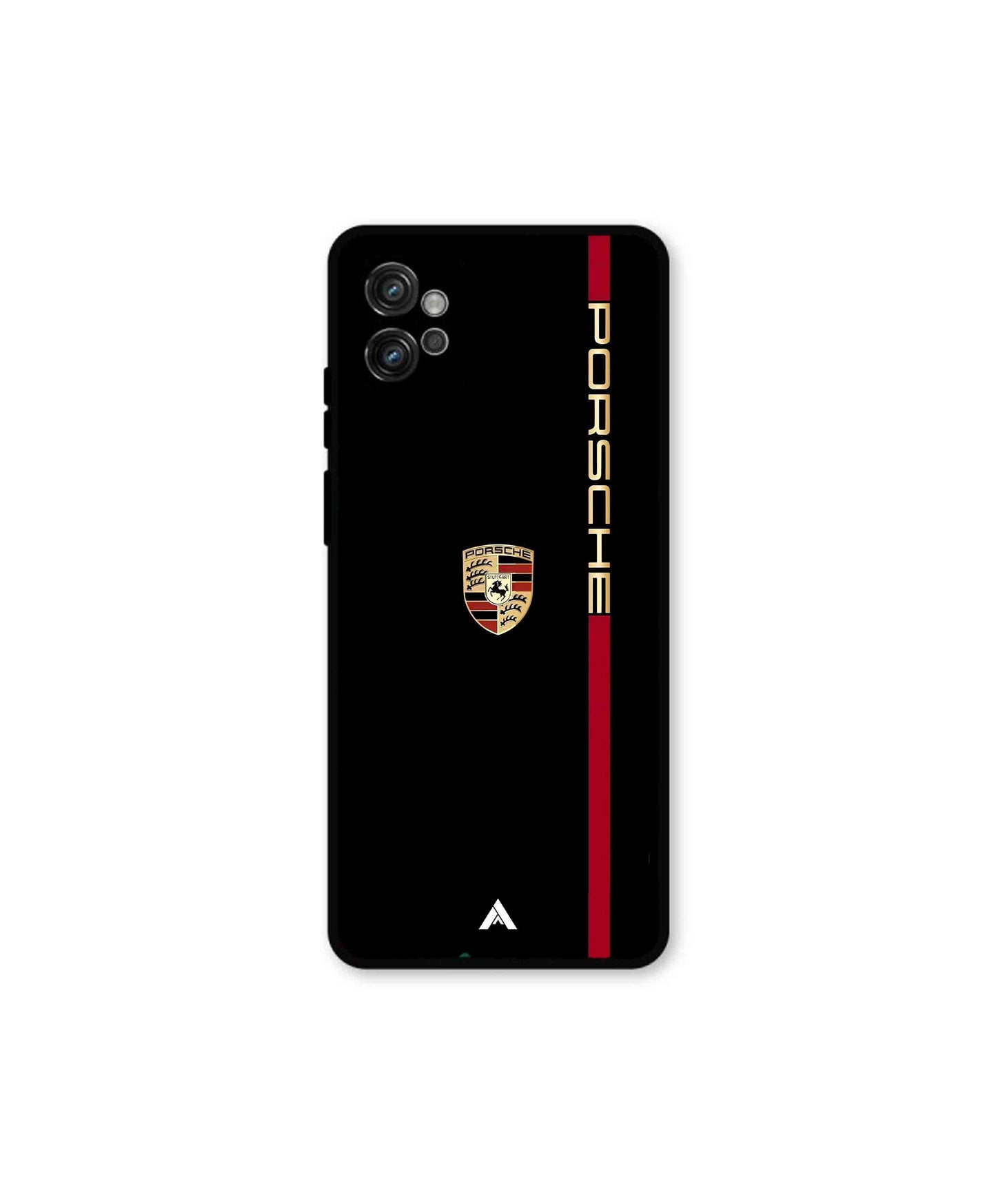 Porsche 01 Metal Back Cover Phone Case for Moto G32