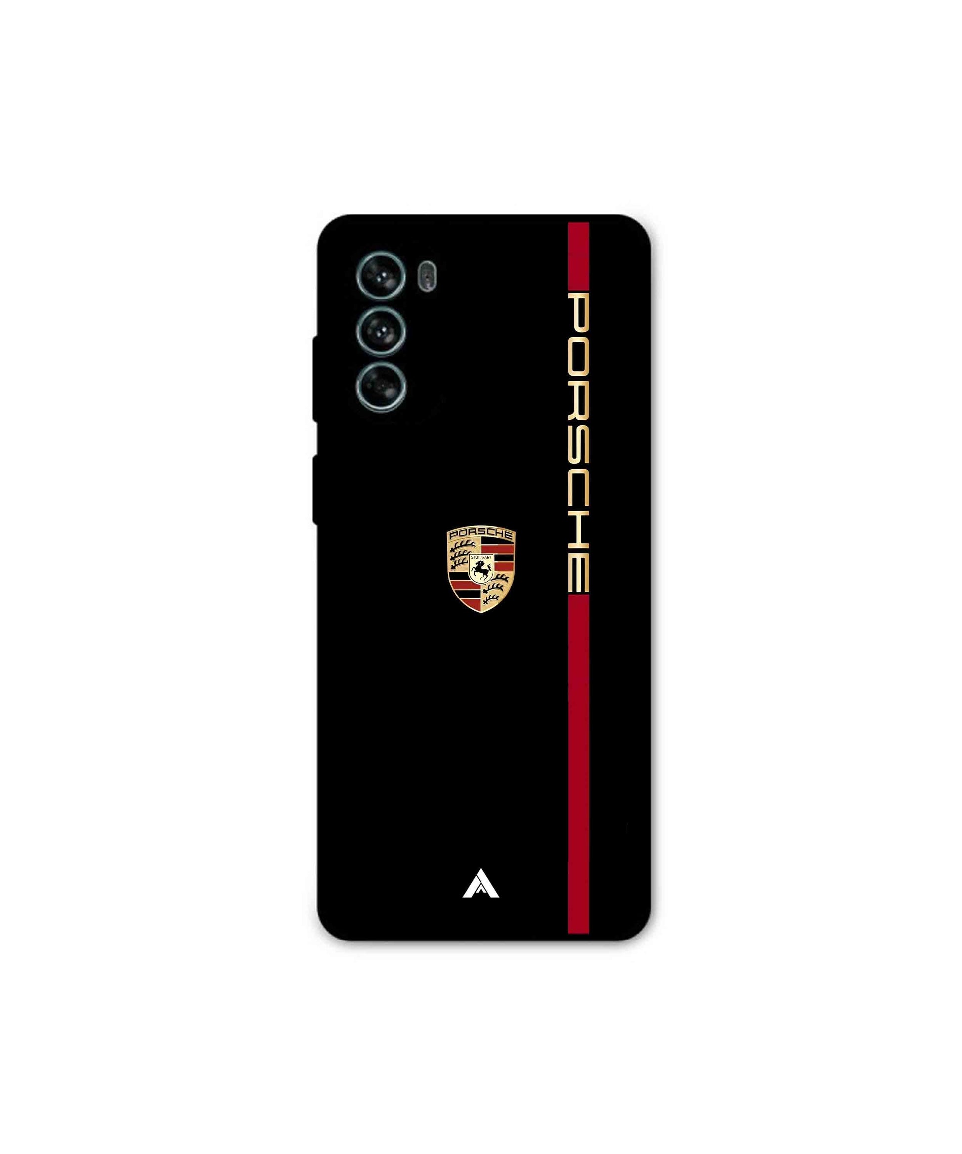 Porsche 01 Metal Back Cover Phone Case for Moto G62