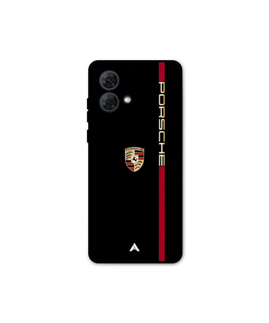 Porsche 01 Metal Back Cover Phone Case for Moto G84