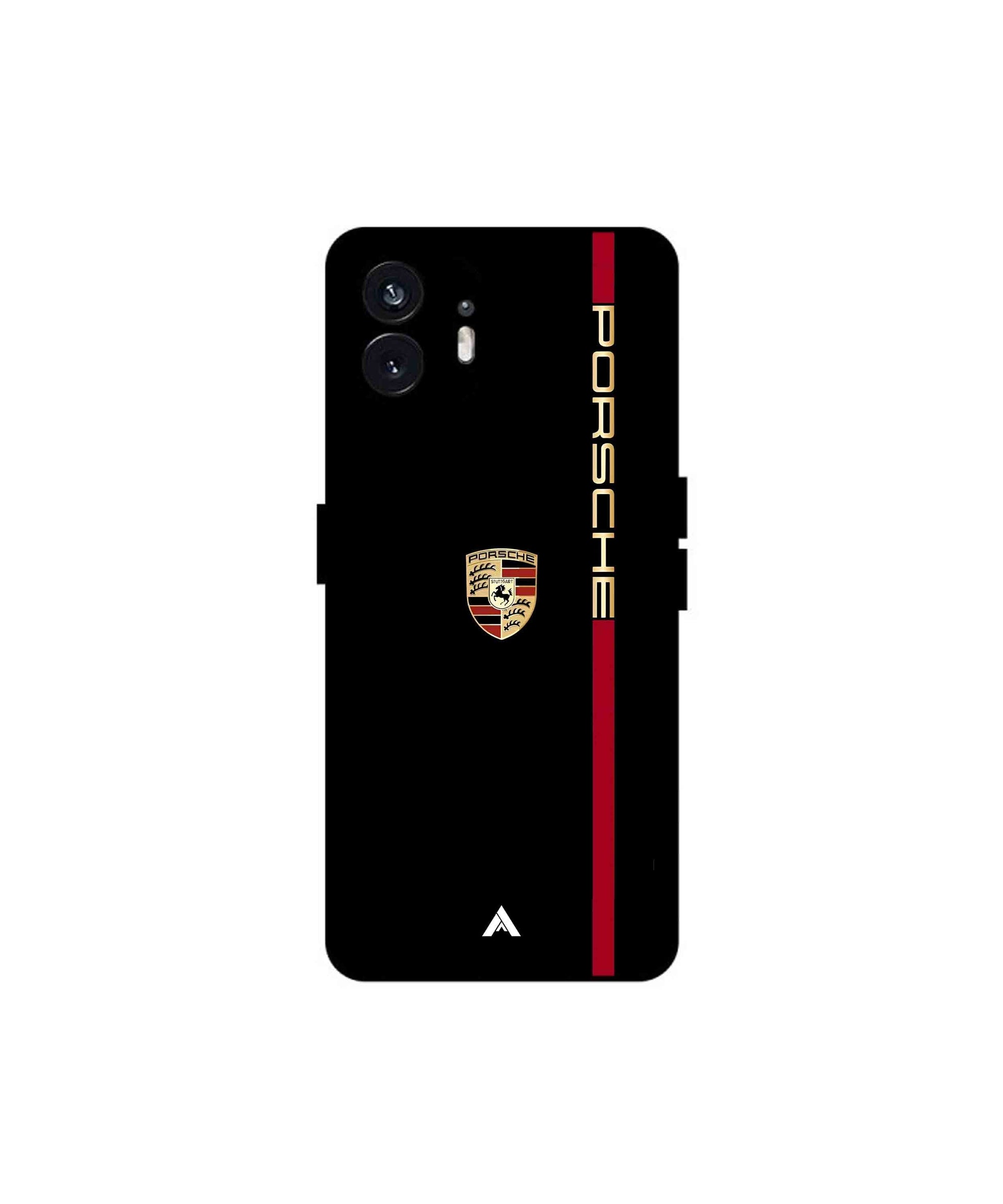 Porsche 01 Metal Back Cover Phone Case for Nothing Phone 2a Plus