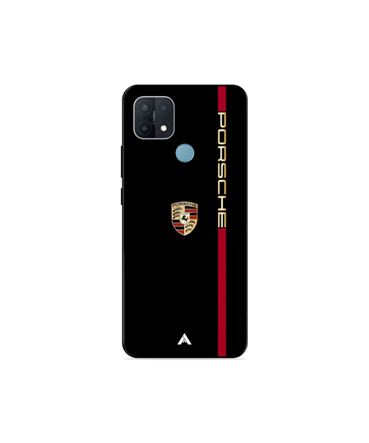 Porsche 01 Metal Back Cover Phone Case for OPPO A15