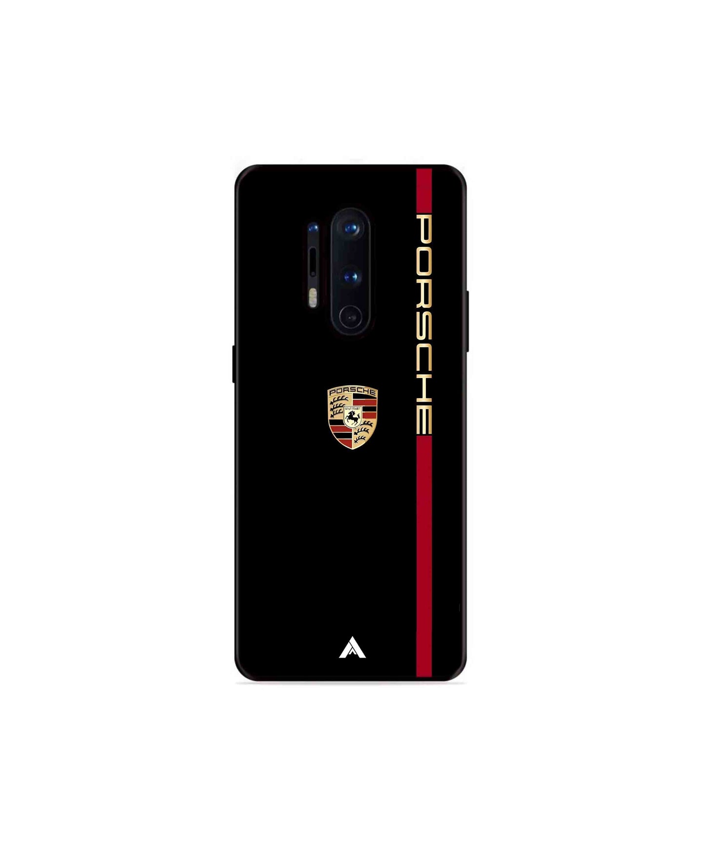Porsche 01 Metal Back Cover Phone Case for Oneplus 8 Pro
