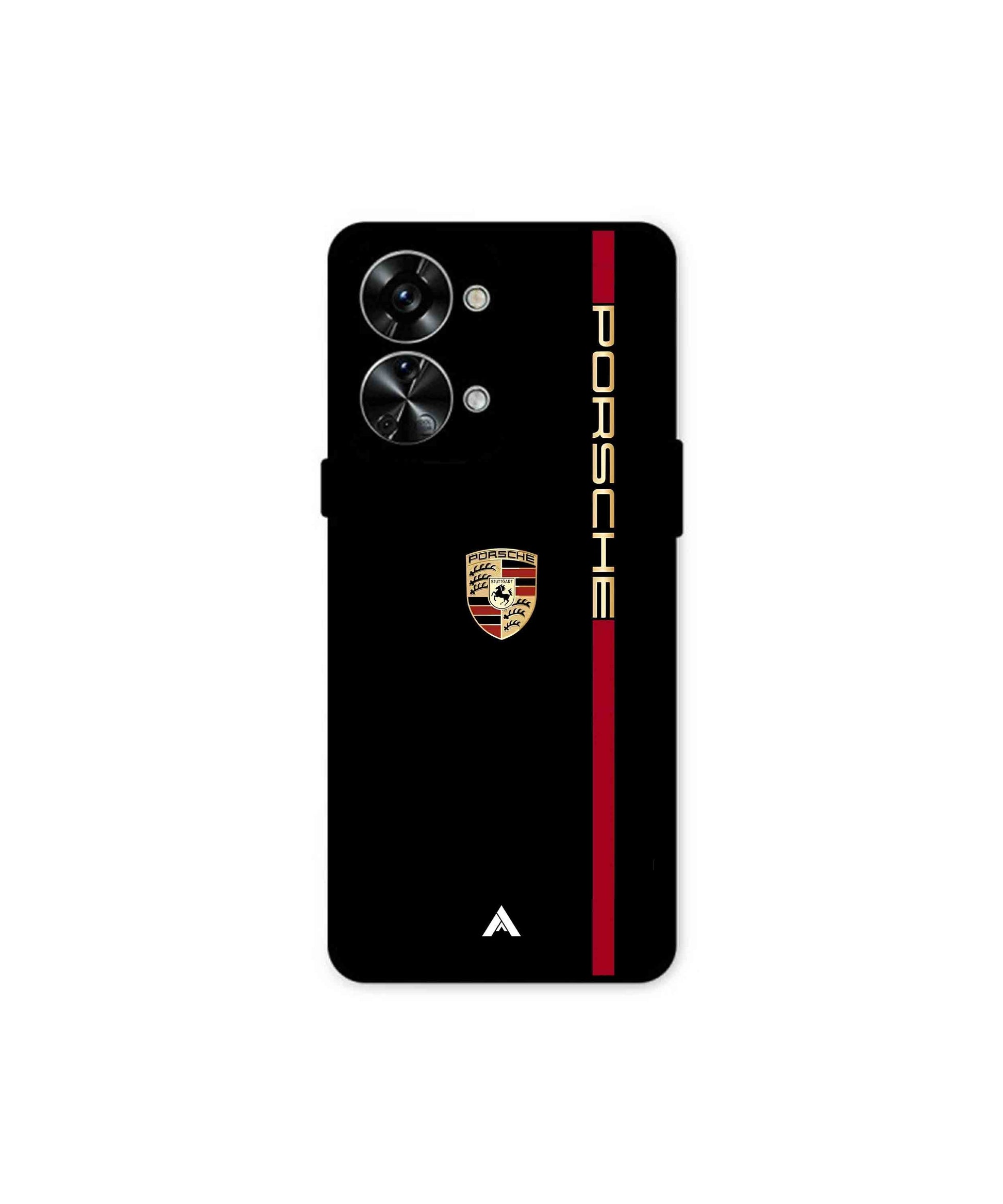 Porsche 01 Metal Back Cover Phone Case for Oneplus Nord 2T
