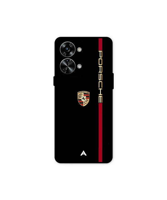 Porsche 01 Metal Back Cover Phone Case for Oneplus Nord 2T