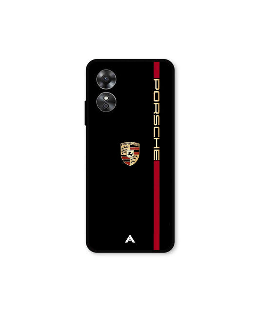 Porsche 01 Metal Back Cover Phone Case for Oppo A17K