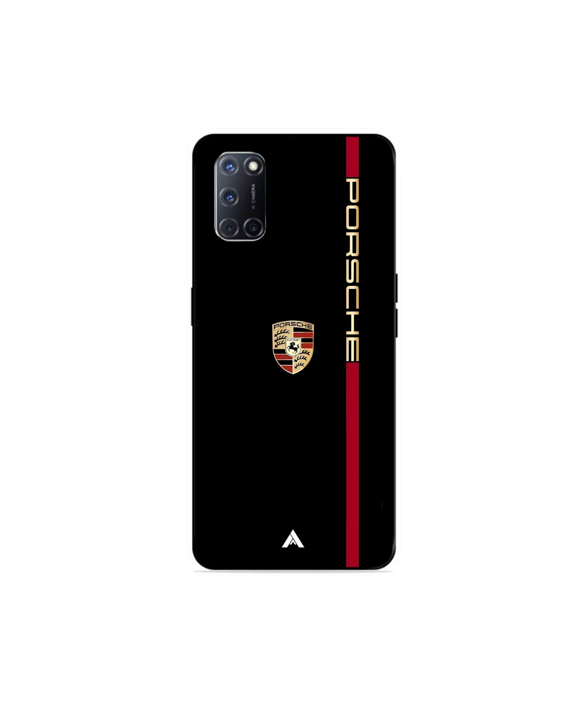 Porsche 01 Metal Back Cover Phone Case for Oppo A52