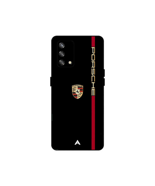 Porsche 01 Metal Back Cover Phone Case for Oppo A93
