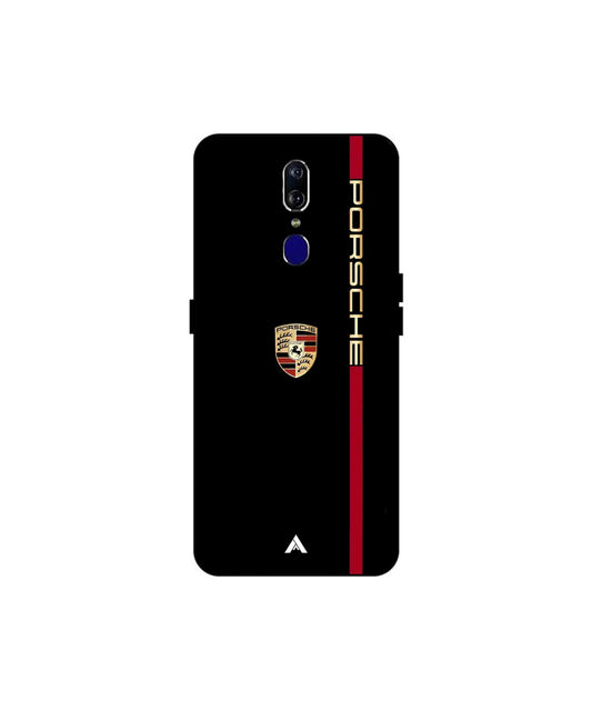 Porsche 01 Metal Back Cover Phone Case for Oppo F11