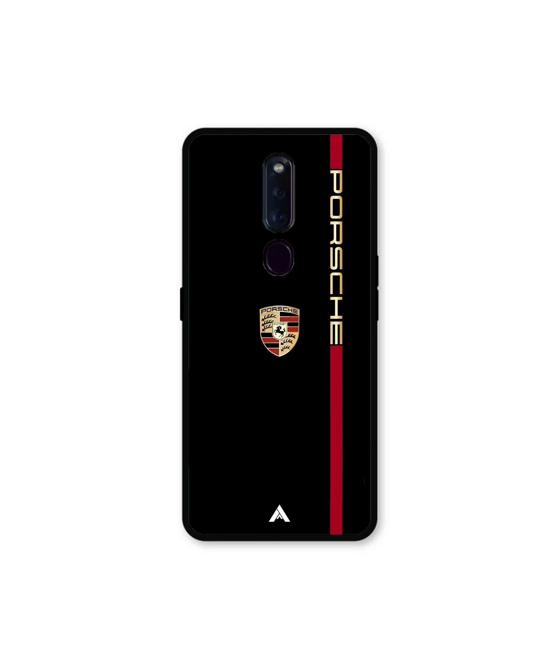 Porsche 01 Metal Back Cover Phone Case for Oppo F11 Pro