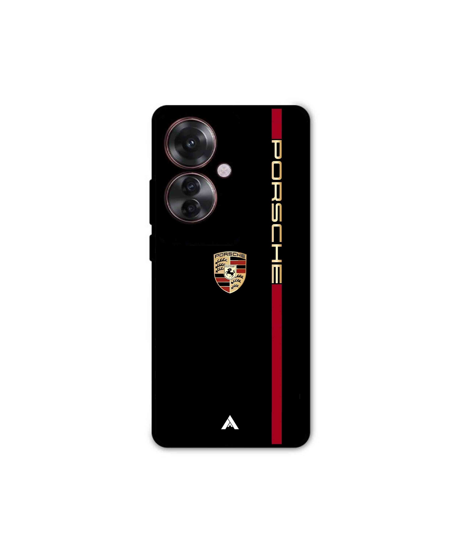 Porsche 01 Metal Back Cover Phone Case for Oppo F25 Pro