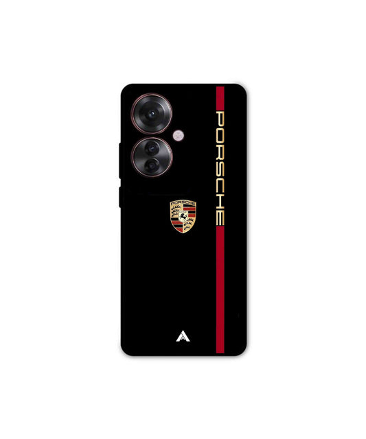Porsche 01 Metal Back Cover Phone Case for Oppo Reno 11F