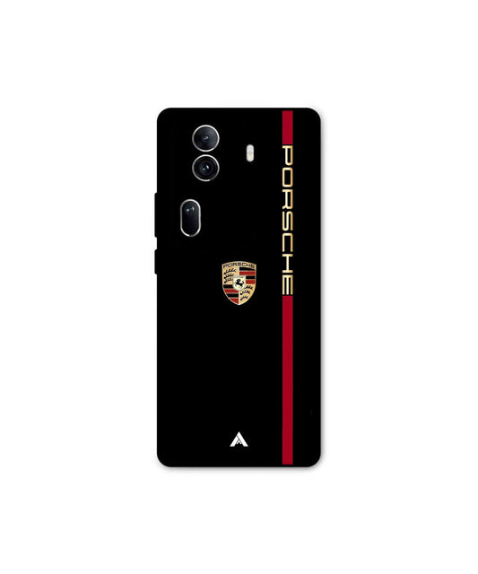 Porsche 01 Metal Back Cover Phone Case for Oppo Reno 11 Pro