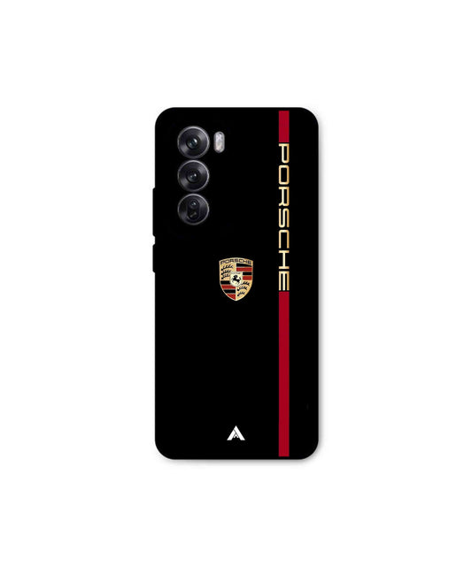 Porsche 01 Metal Back Cover Phone Case for Oppo Reno 12
