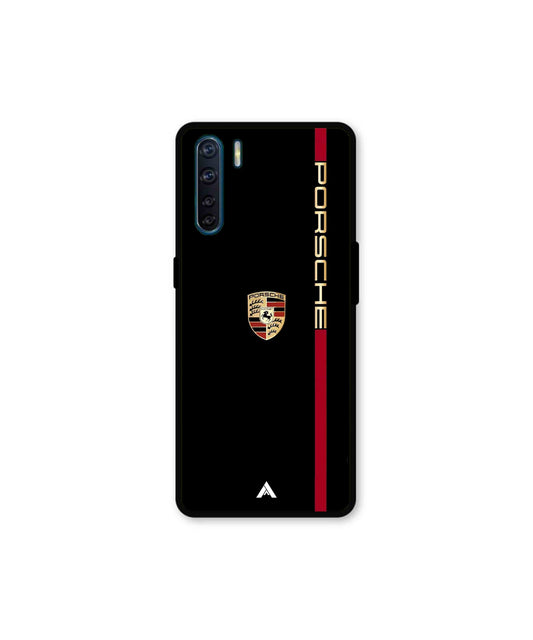 Porsche 01 Metal Back Cover Phone Case for Oppo Reno 3