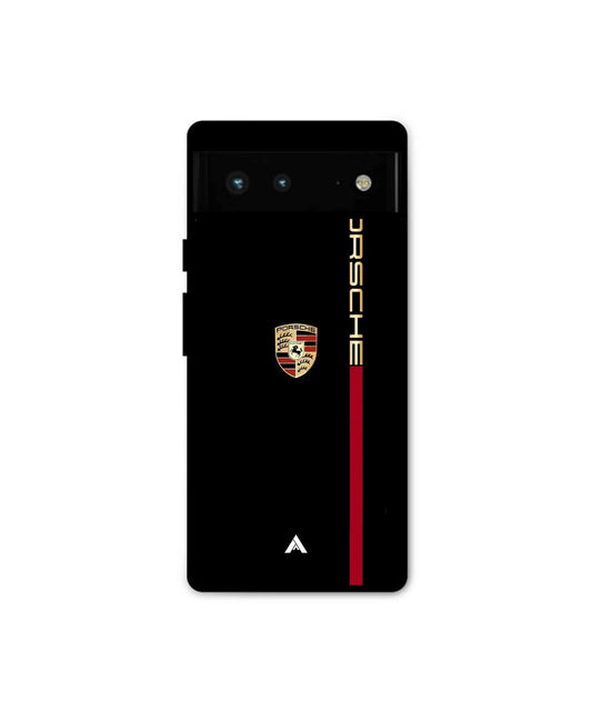Porsche 01 Metal Back Cover Phone Case for Pixel 6