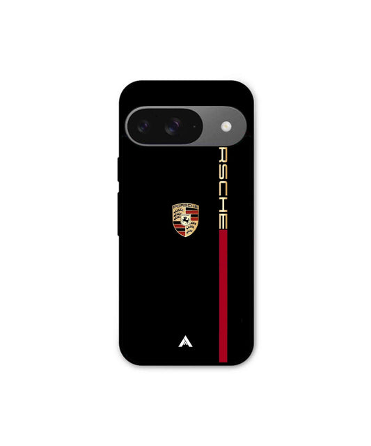 Porsche 01 Metal Back Cover Phone Case for Pixel 9
