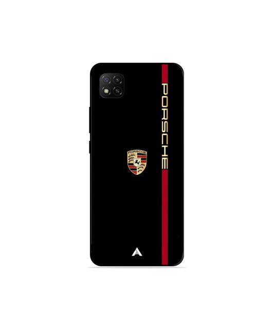 Porsche 01 Metal Back Cover Phone Case for Poco C31