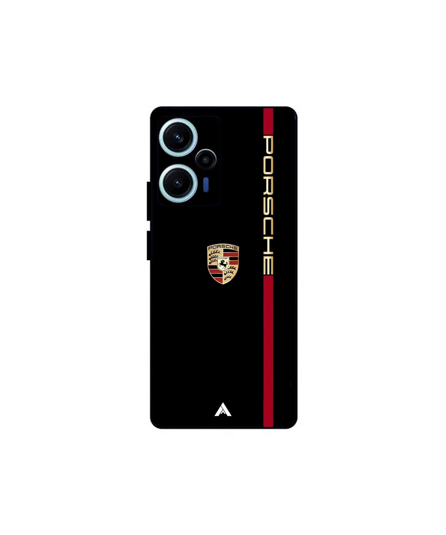 Porsche 01 Metal Back Cover Phone Case for Poco F5