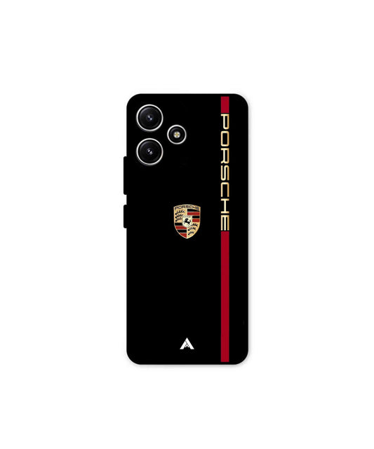 Porsche 01 Metal Back Cover Phone Case for Poco M6 Pro